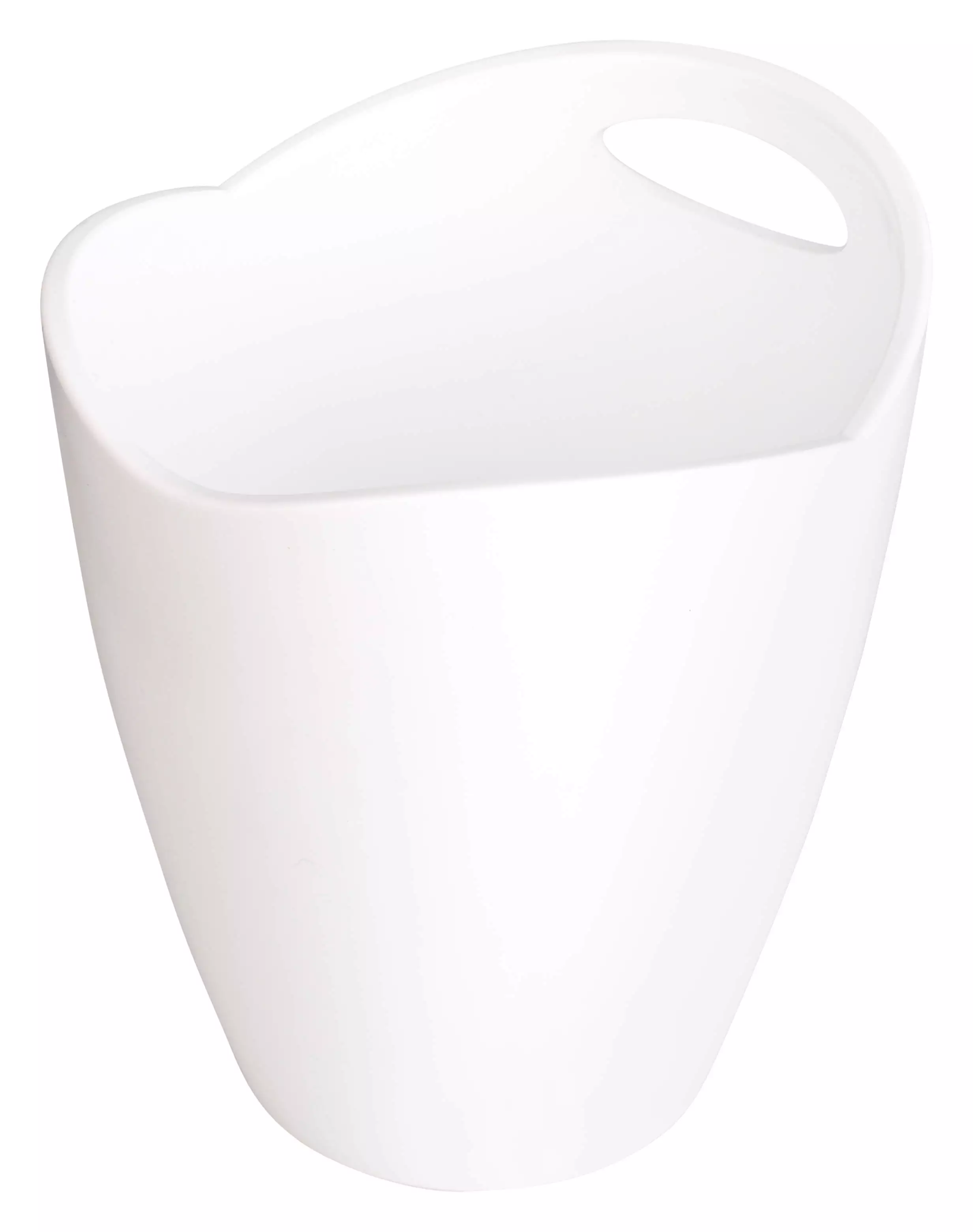 Seau à bouteille en plastique, avec poignée - blanc Seau à bouteille en plastique, avec poignée - blanc