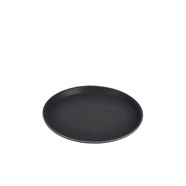 Plateau antidérapant, polypropylène noir - 27,9 cm