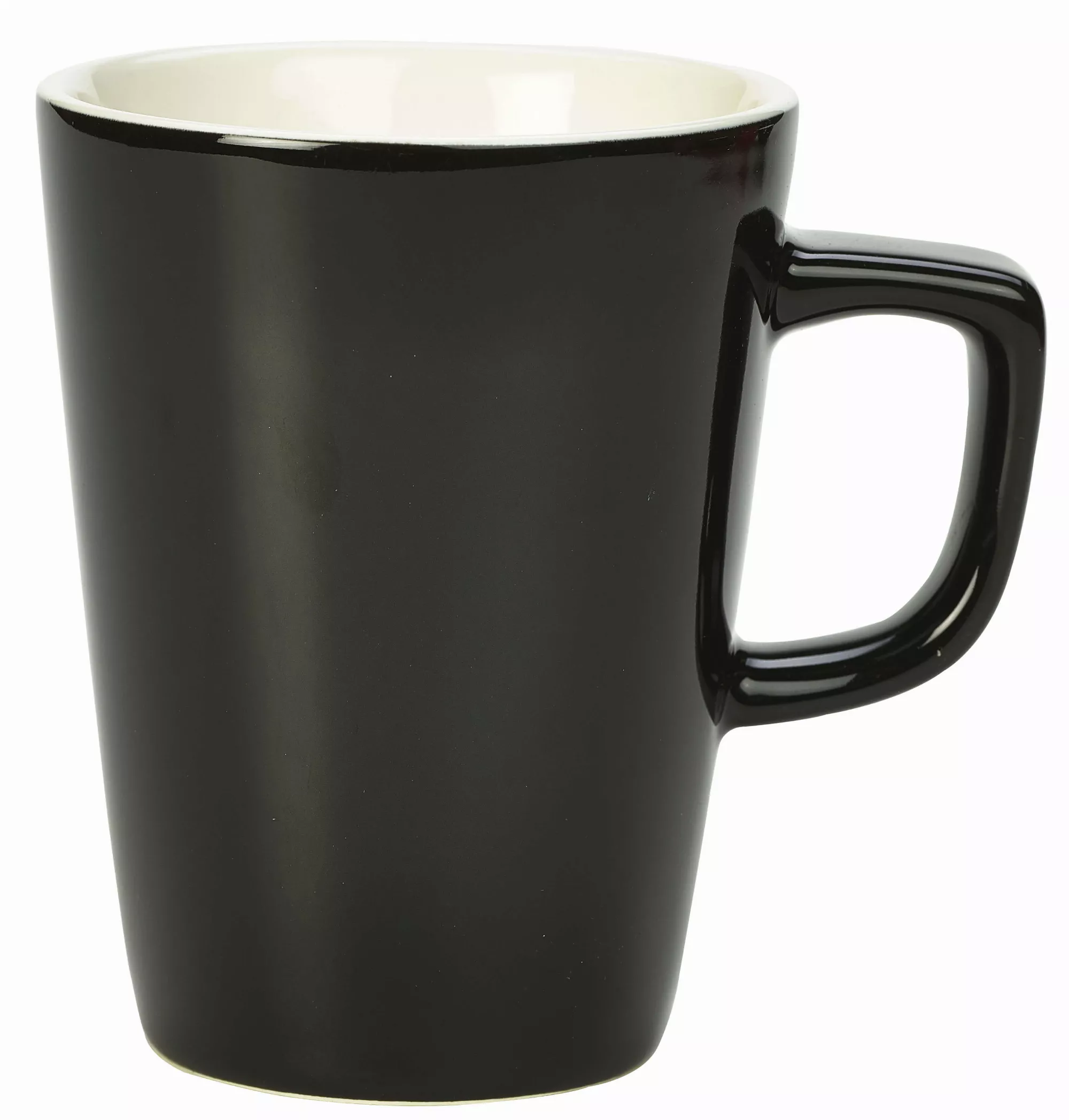 Gobelet avec anse noir - 340ml (6 pcs) Gobelet avec anse noir - 340ml (6 pcs)