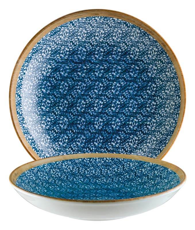 Bonna Lupin Bloom Assiette creuse 23cm bleu - 6 pièces Bonna Lupin Bloom Assiette creuse 23cm bleu - 6 pièces