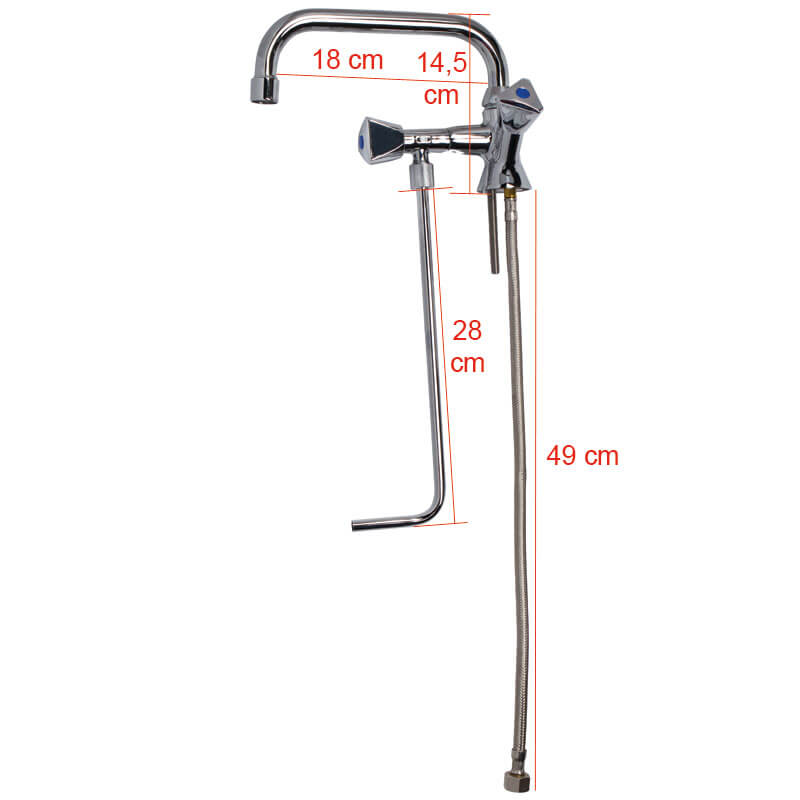 Robinet d'eau froide 1 cuve, Bruse Robinet d'eau froide 1 cuve, Bruse