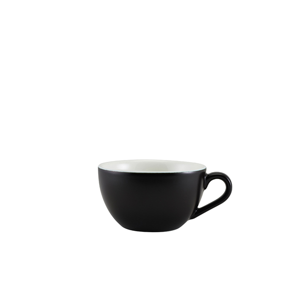 Tasse à cappuccino en porcelaine noir mat – 175 ml (6 pcs)