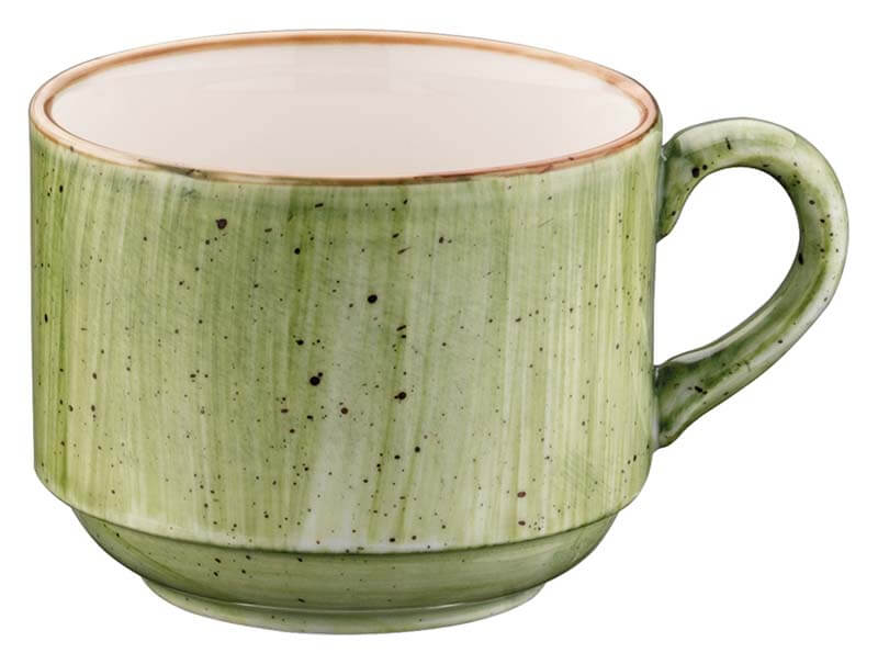 Bonna Aura Therapy Banquet Tasse supérieure empilable 21cl vert - 6 pièces Bonna Aura Therapy Banquet Tasse supérieure empilable 21cl vert - 6 pièces