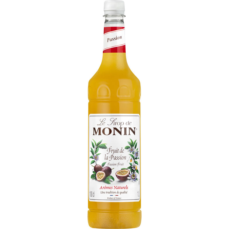 Fruit de la passion Maracuja - Monin Sirop, bouteille PET (1,0l) Fruit de la passion Maracuja - Monin Sirop, bouteille PET (1,0l)