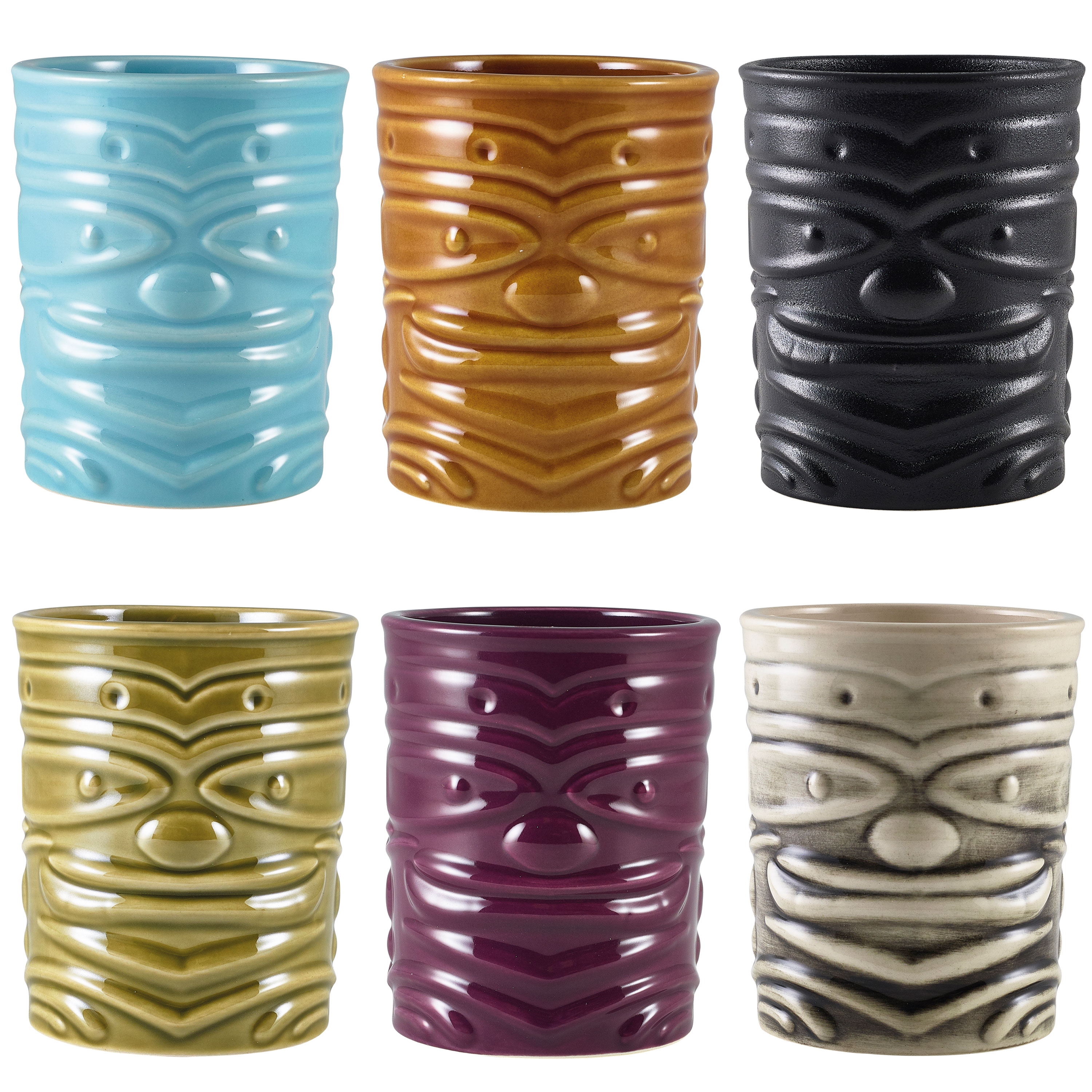 Tiki gobelet Face, différentes couleurs - 360ml