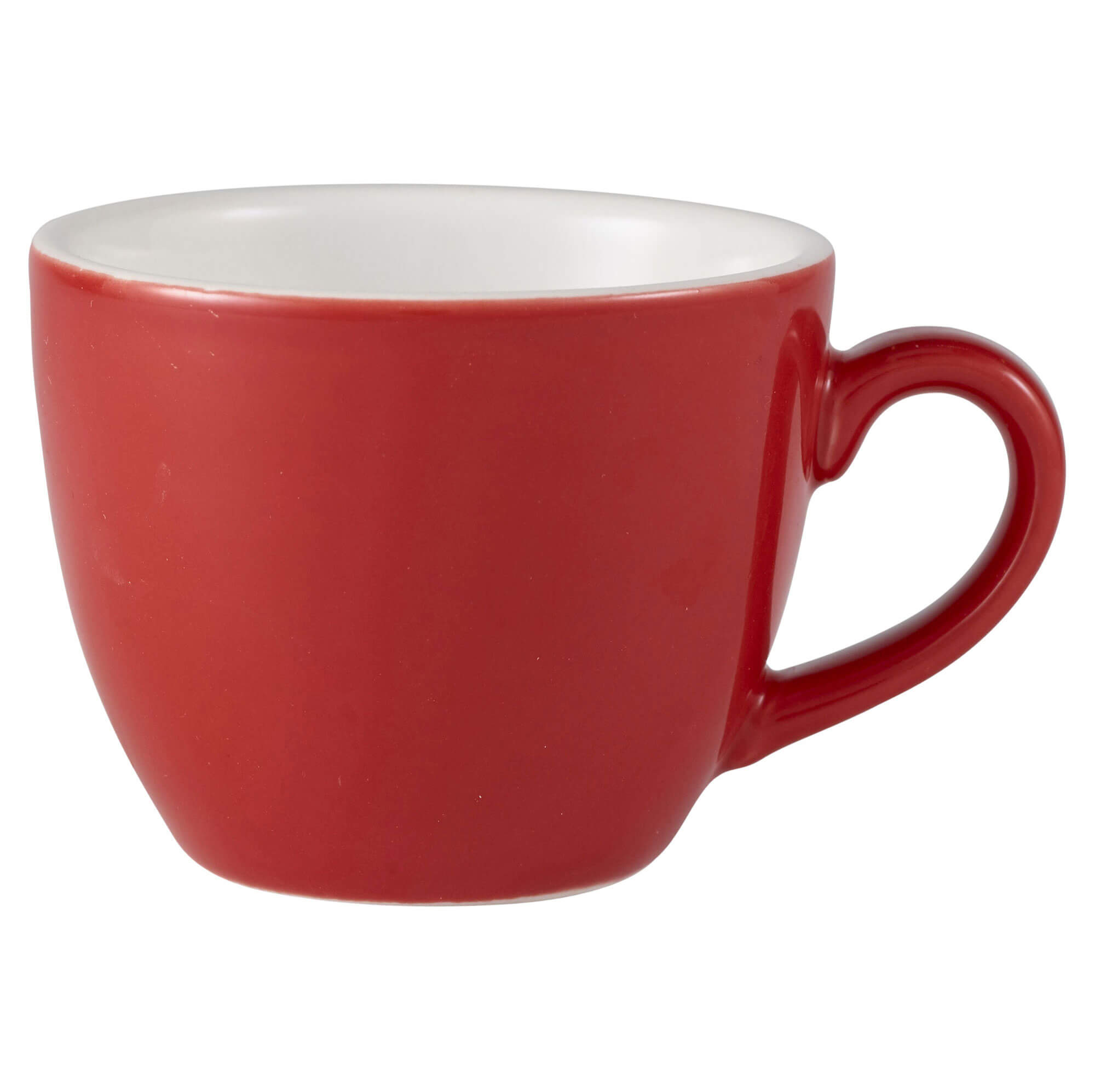 Tasse à espresso Bowl rouge - 90ml (6 pcs)