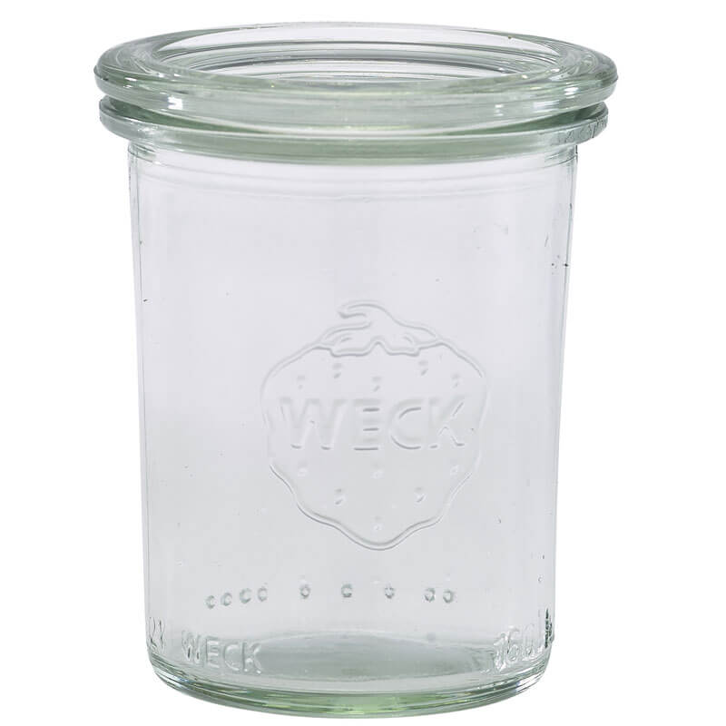 Mini bocal WECK avec couvercle - 160 ml / 6 x 8 cm (12 pièces) Mini bocal WECK avec couvercle - 160 ml / 6 x 8 cm (12 pièces)