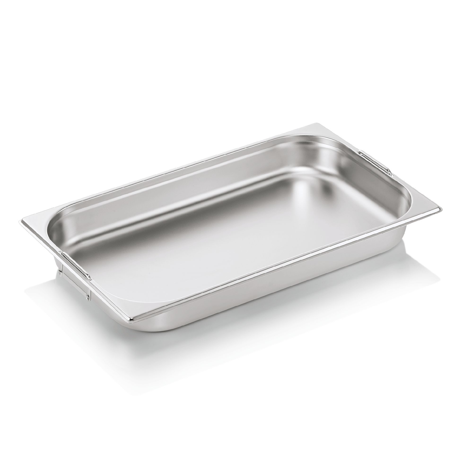 Récipient GN 1/1, avec poignées encastrées, CNS - 6,5 cm (série GN CORE)