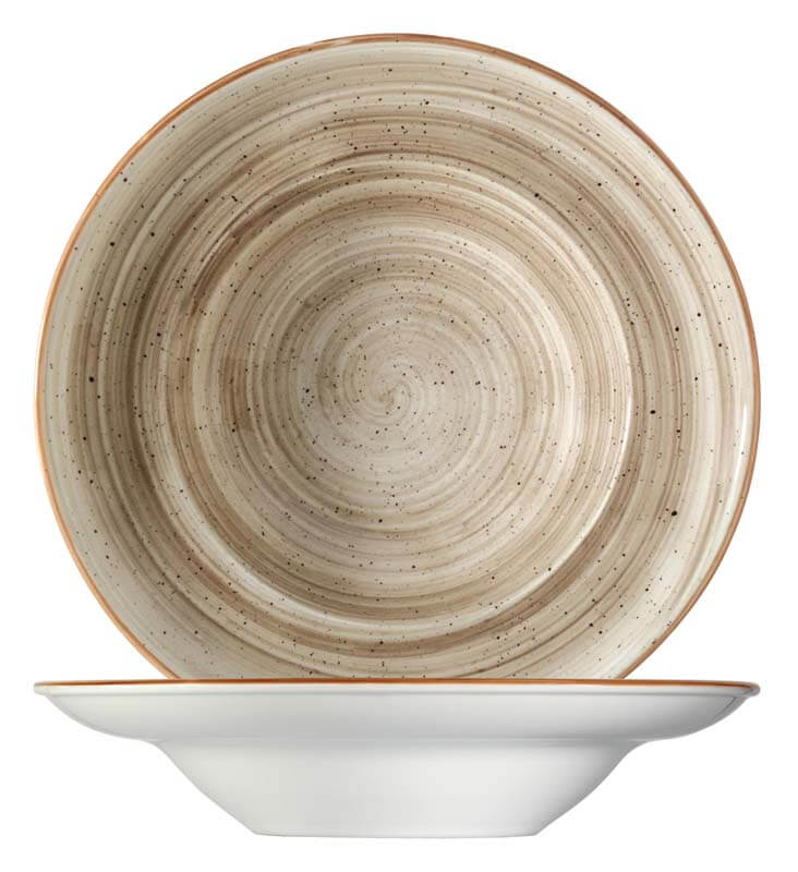 Bonna Aura Terrain Gourmet Assiette à pâtes 27cm beige - 6 pièces