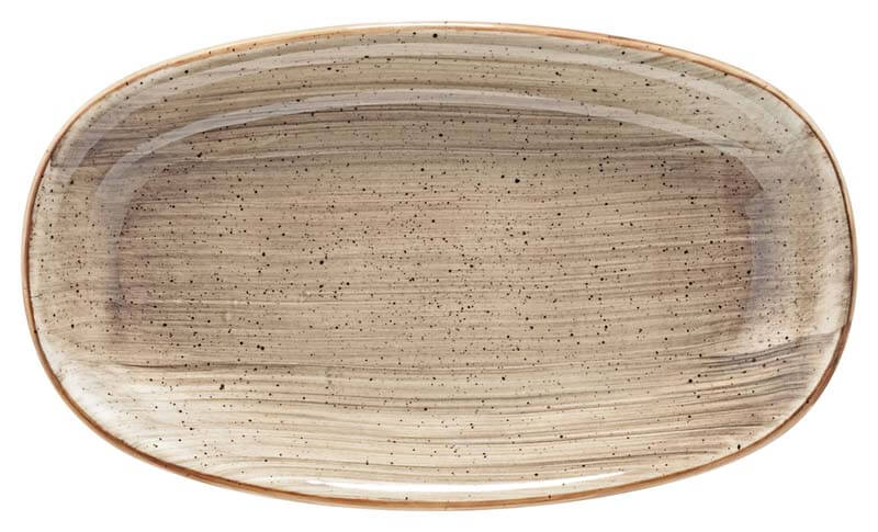 Bonna Aura Terrain Gourmet plat ovale 19x11cm beige - 12 pièces Bonna Aura Terrain Gourmet plat ovale 19x11cm beige - 12 pièces