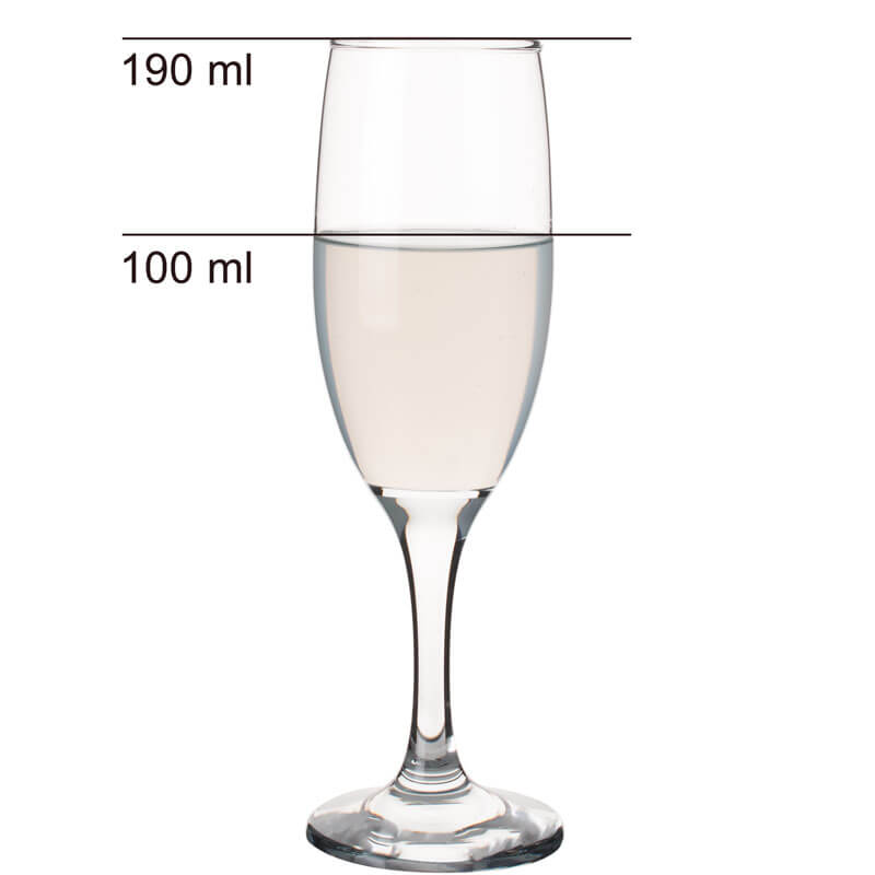 Flûte à champagne Misket, LAV - 190ml (1 pce) Flûte à champagne Misket, LAV - 190ml (1 pce)