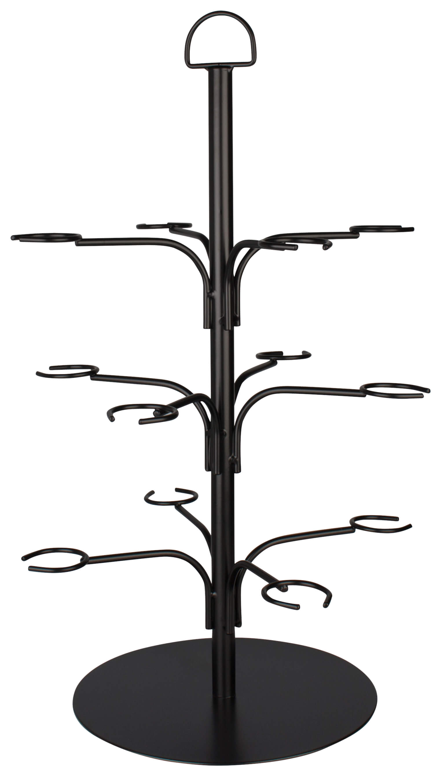 Arbre à cocktails pour 12 verres - noir