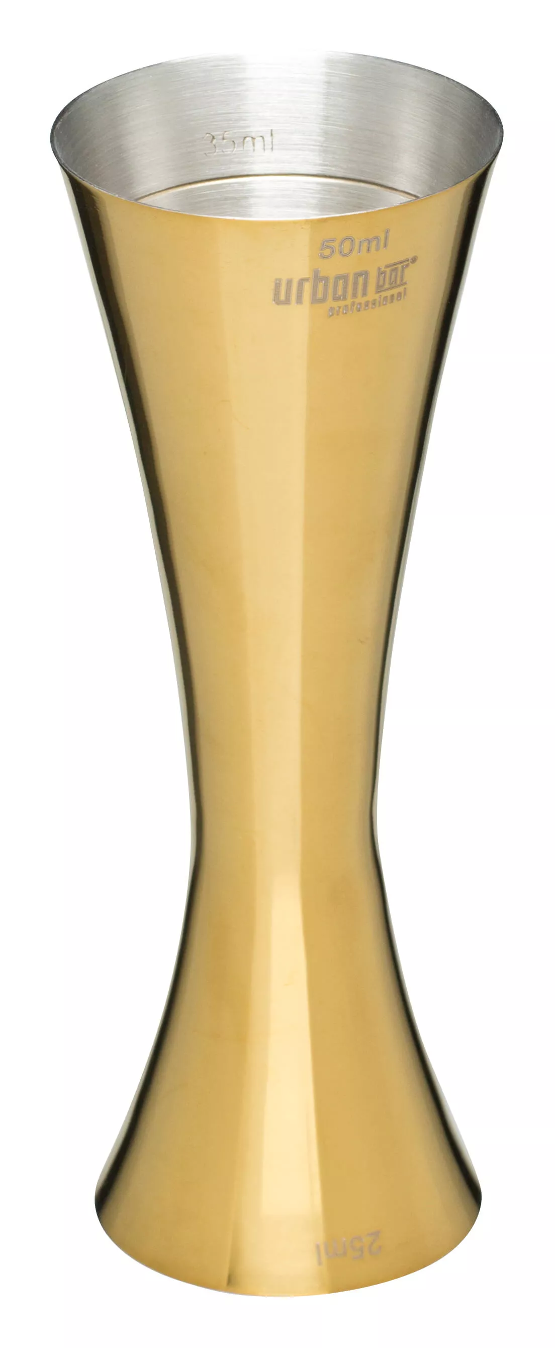 Double mesure de bar Aero, poli, Urban Bar - doré (25/50ml) Double mesure de bar Aero, poli, Urban Bar - doré (25/50ml)