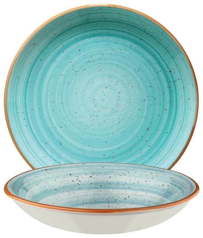 Bonna Aura Aqua Assiette Gourmet profonde 20cm turquoise - 12 pièces Bonna Aura Aqua Assiette Gourmet profonde 20cm turquoise - 12 pièces