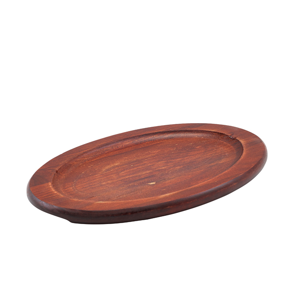 Dessous-de-plat en bois de rechange pour poêle de service 27 x 18 cm