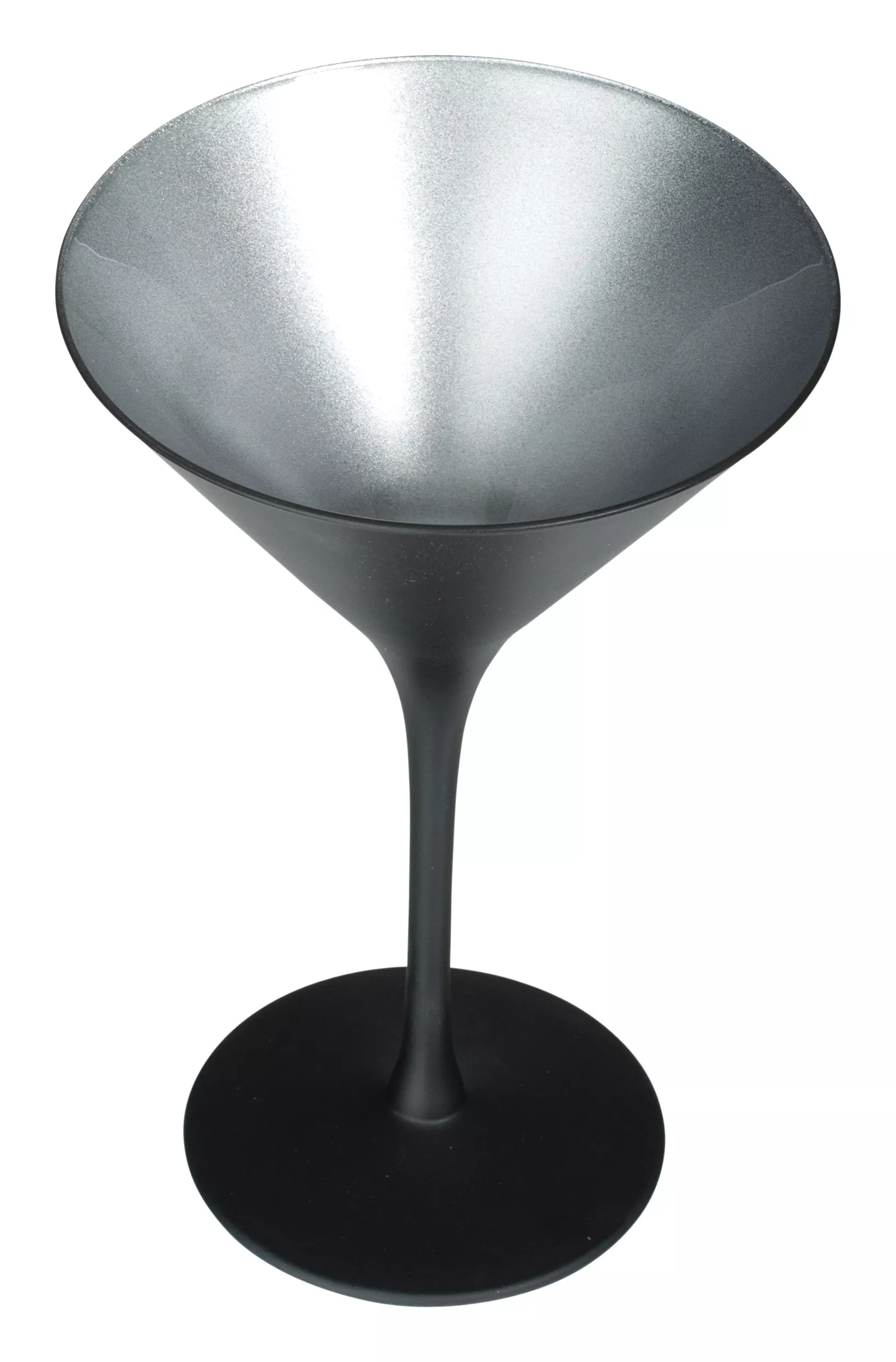 Verre à Martini, noir/argenté mat, Elements Stölzle - 240ml (1 pce) Verre à Martini, noir/argenté mat, Elements Stölzle - 240ml (1 pce)