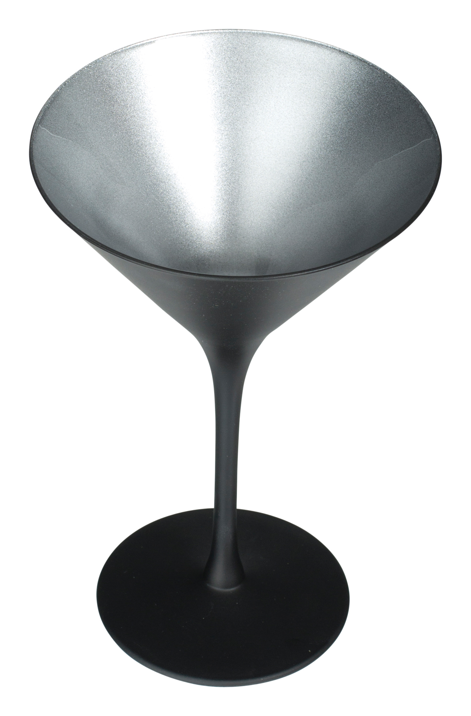 Verre à Martini, noir/argenté mat, Elements Stölzle - 240ml (1 pce)