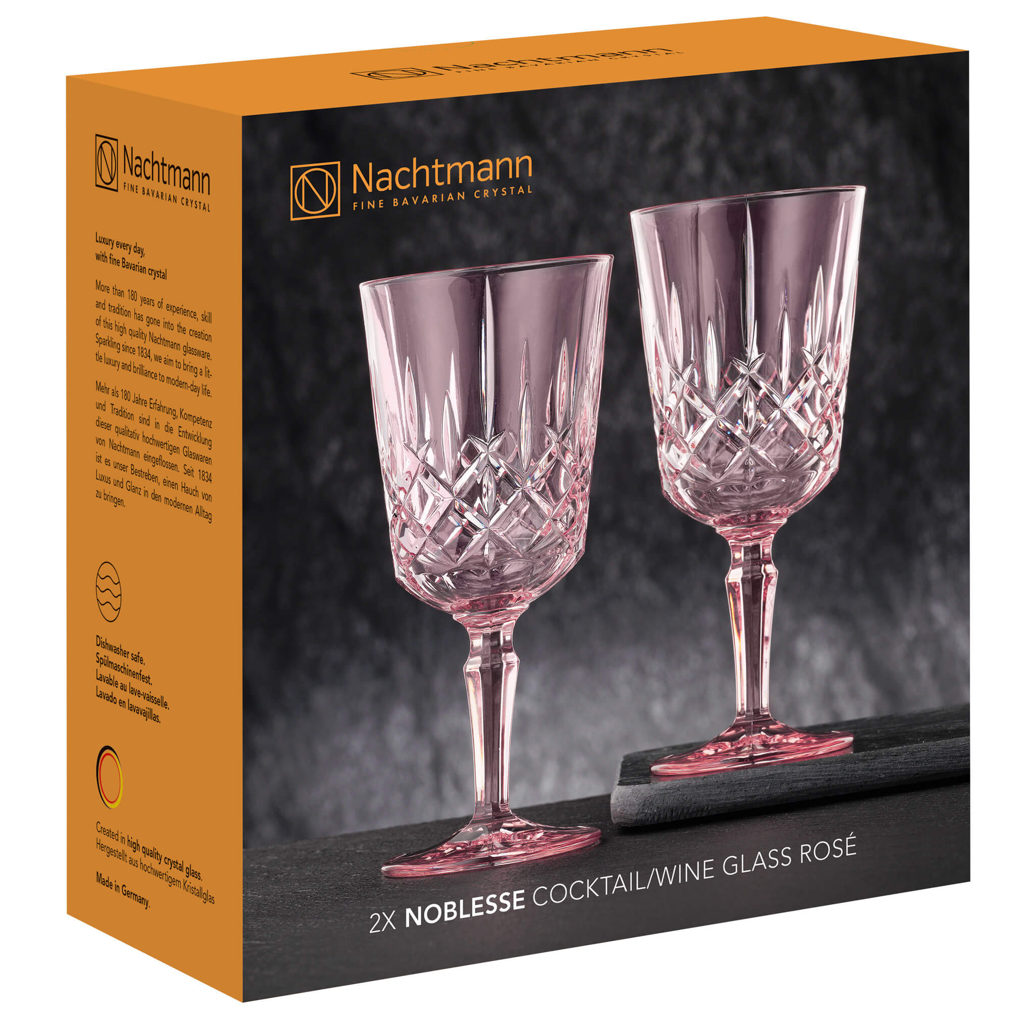 Verre à cocktail/à vin rose Noblesse, Nachtmann - 355ml (2 pcs) Verre à cocktail/à vin rose Noblesse, Nachtmann - 355ml (2 pcs)