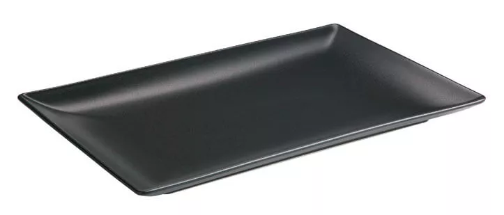Plateau Luna Stoneware, noir - 30x20cm (6 pcs) Plateau Luna Stoneware, noir - 30x20cm (6 pcs)
