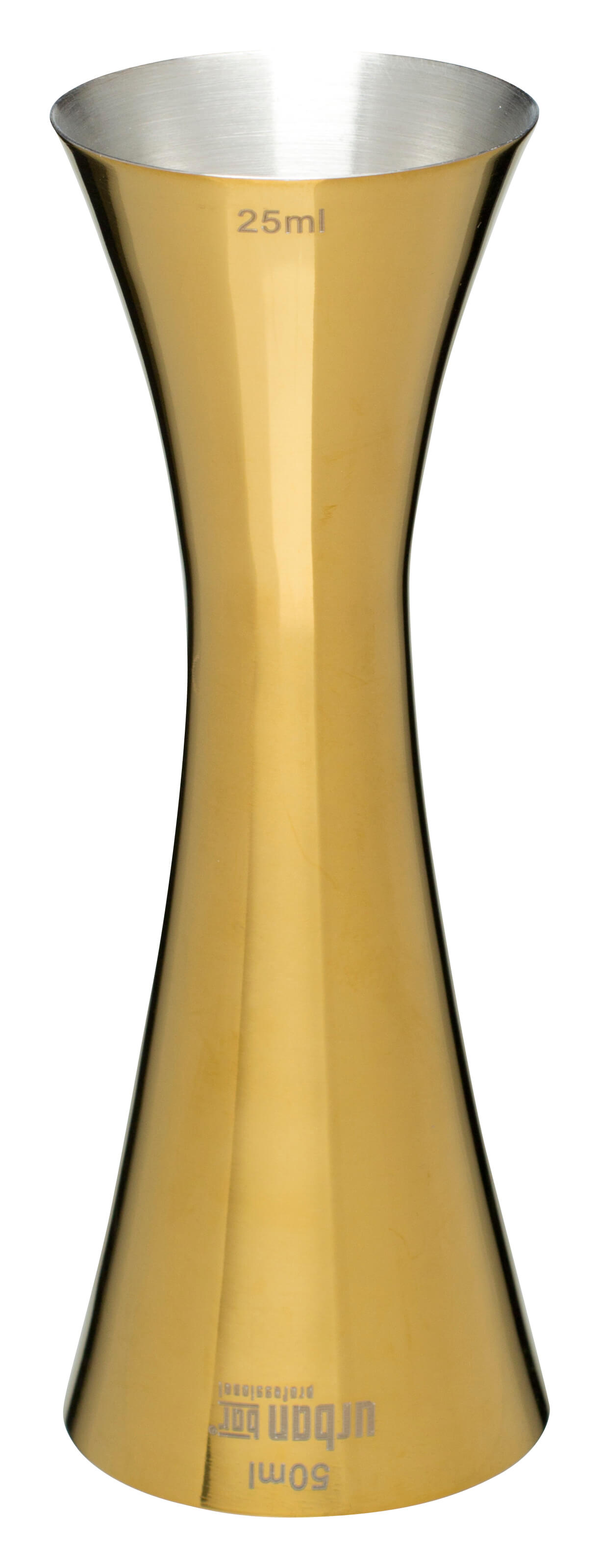 Double mesure de bar Aero, poli, Urban Bar - doré (25/50ml)