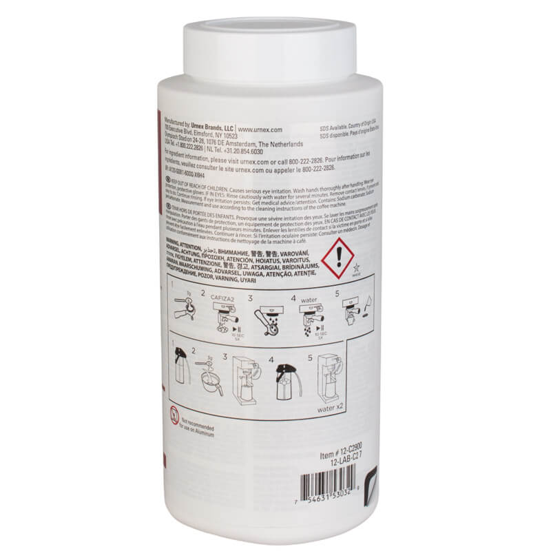 Nettoyant pour équipement à café - Urnex Cafiza 2 (900 g)