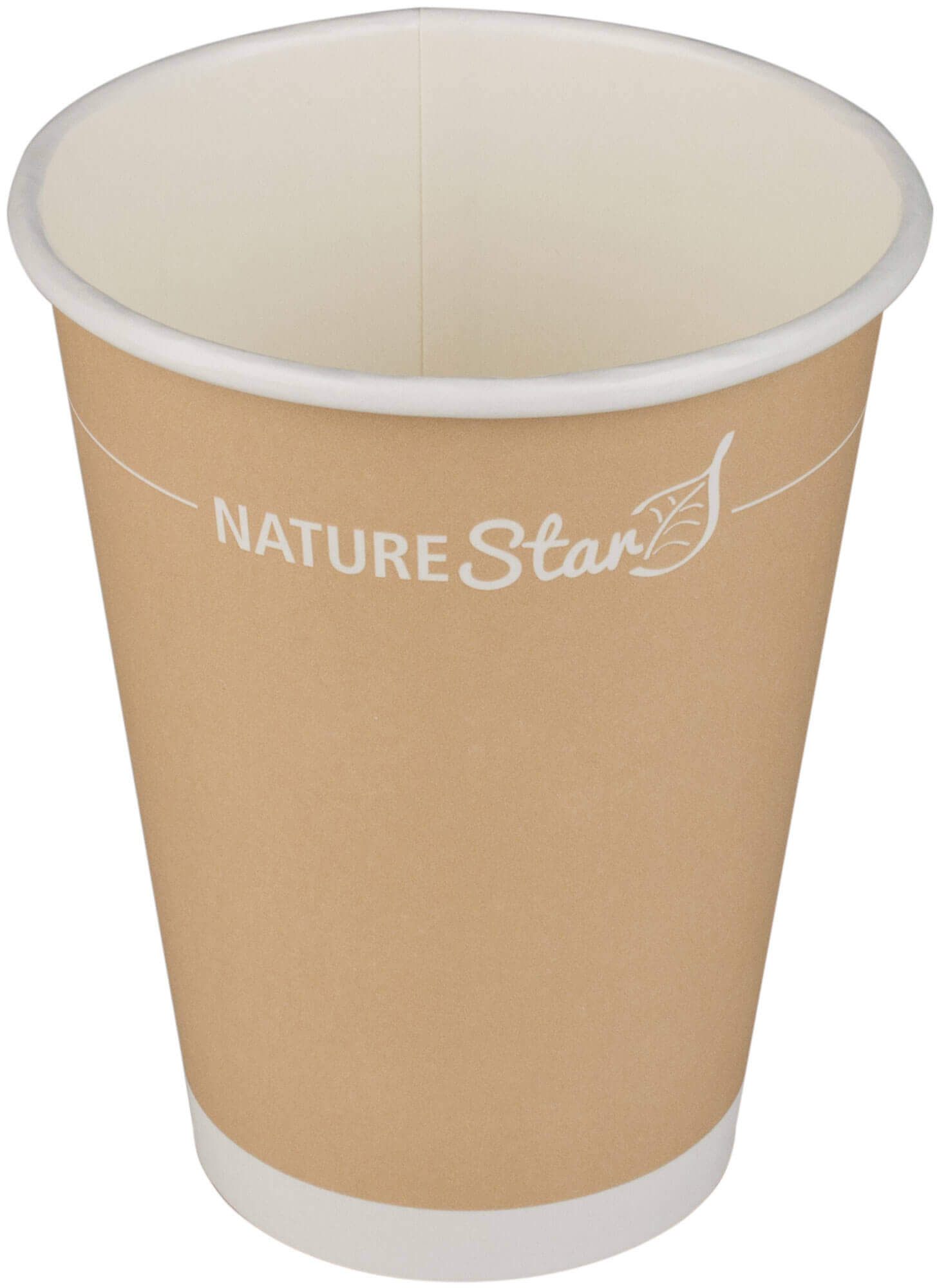 Gobelet à café en papier, marron - 300ml, 9cm (1000 pcs.)