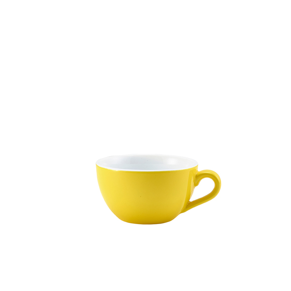 Tasse à cappuccino en porcelaine jaune – 175 ml (6 pcs)