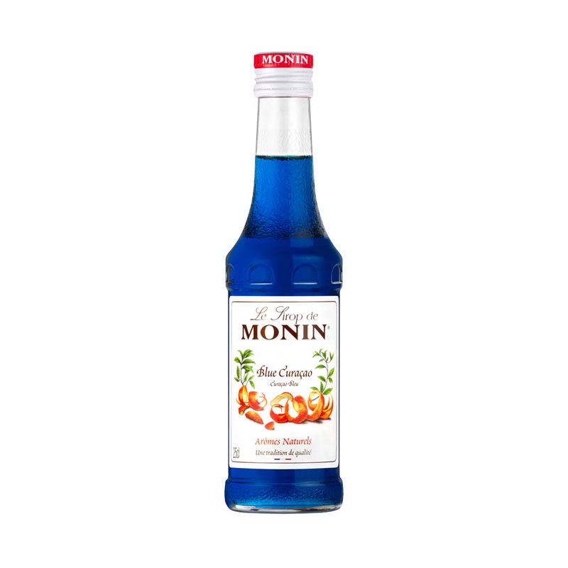 Blue Curacao - Sirop Monin petite bouteille (0,25l) Blue Curacao - Sirop Monin petite bouteille (0,25l)