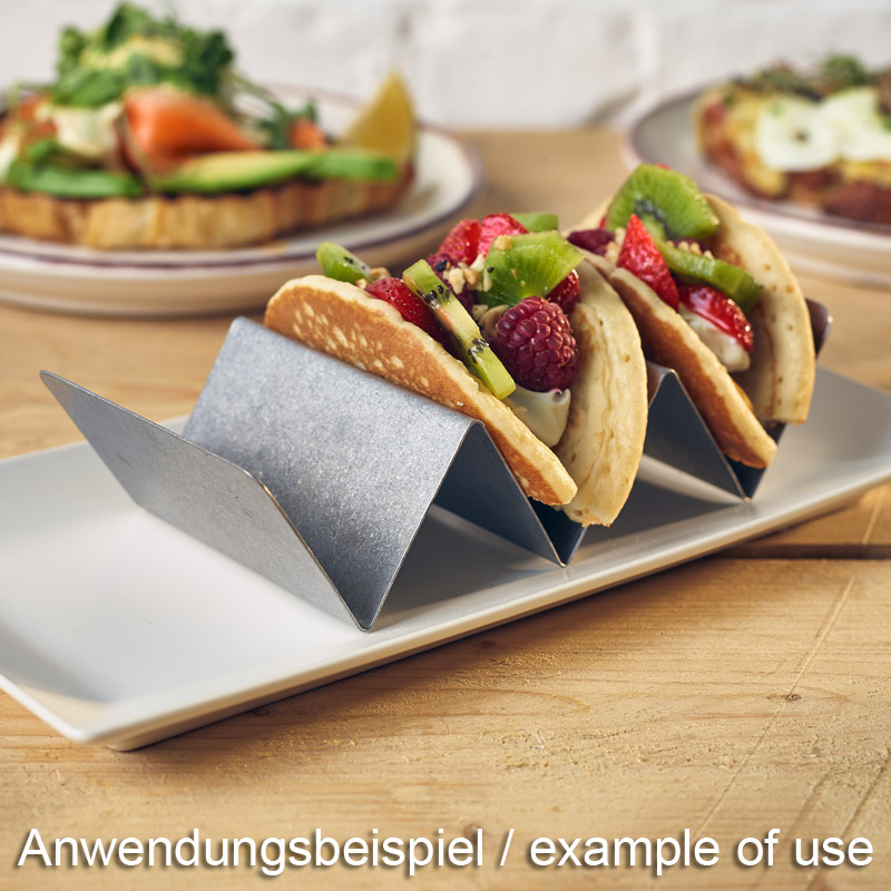 Présentoir pour fast-food, acier inoxydable vintage - 2-3 compartiments (12 pièces) Présentoir pour fast-food, acier inoxydable vintage - 2-3 compartiments (12 pièces)