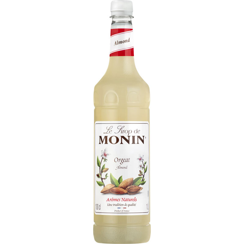 Amande - Sirop Monin, bouteille PET (1,0l) Amande - Sirop Monin, bouteille PET (1,0l)