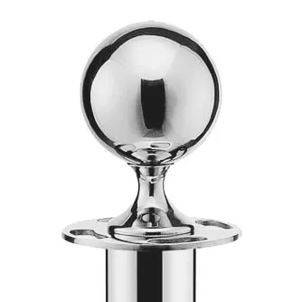 Abgrenzungsständer Edelstahl Kugel