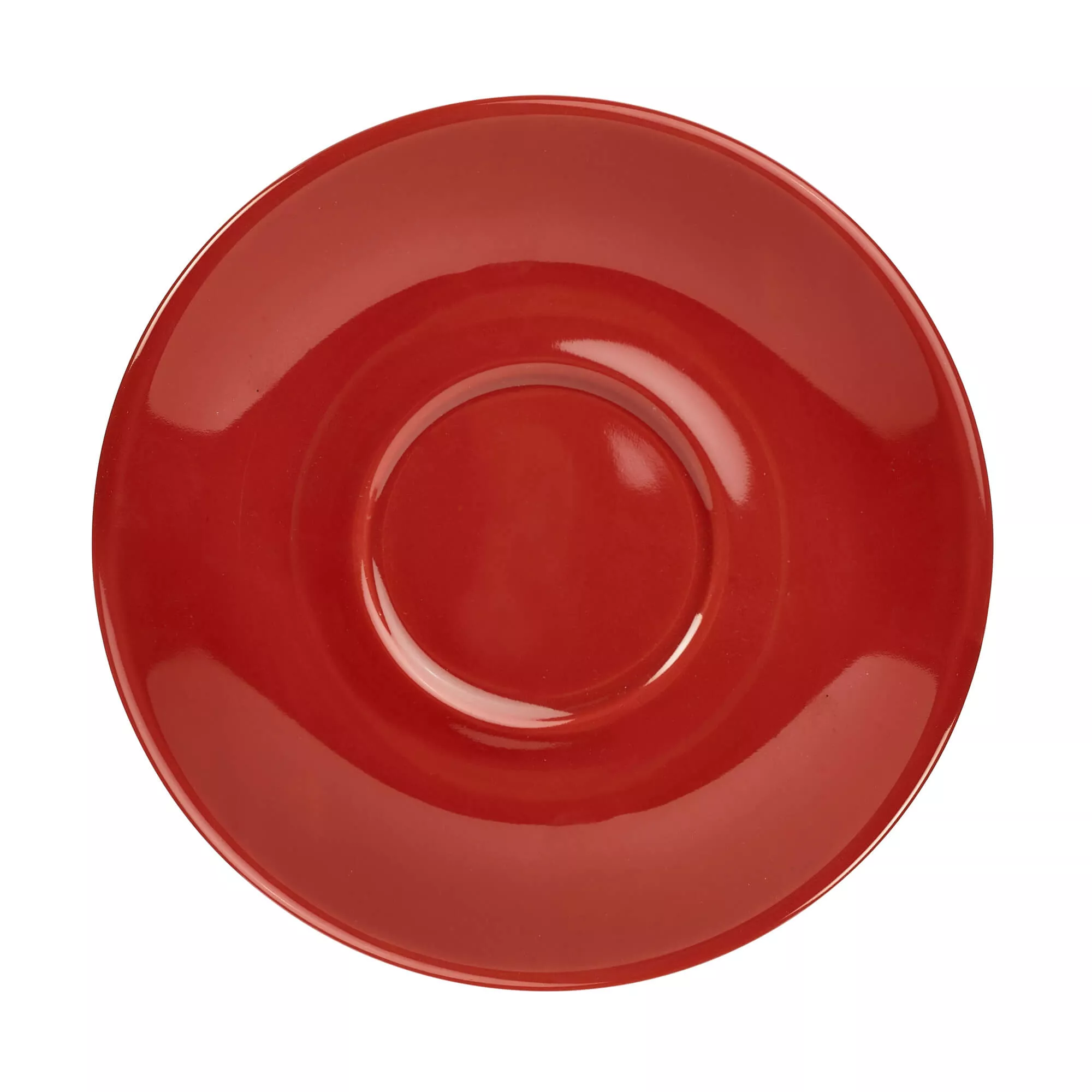 Soucoupe pour espresso rouge - 12cm (6 pcs) Soucoupe pour espresso rouge - 12cm (6 pcs)