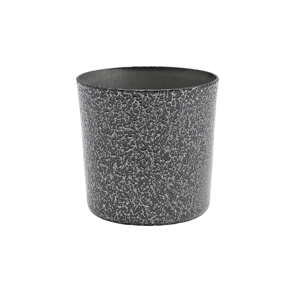 Gobelets en acier inoxydable / Gobelets à snack aspect antique couleur argent - 8,5 x 8,5 cm/420 ml (12 pièces) Gobelets en acier inoxydable / Gobelets à snack aspect antique couleur argent - 8,5 x 8,5 cm/420 ml (12 pièces)