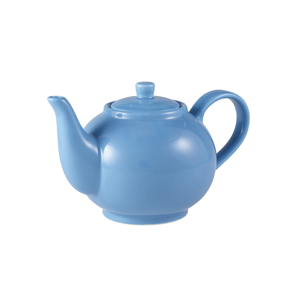 Théière en porcelaine bleue – 450 ml (6 pcs)