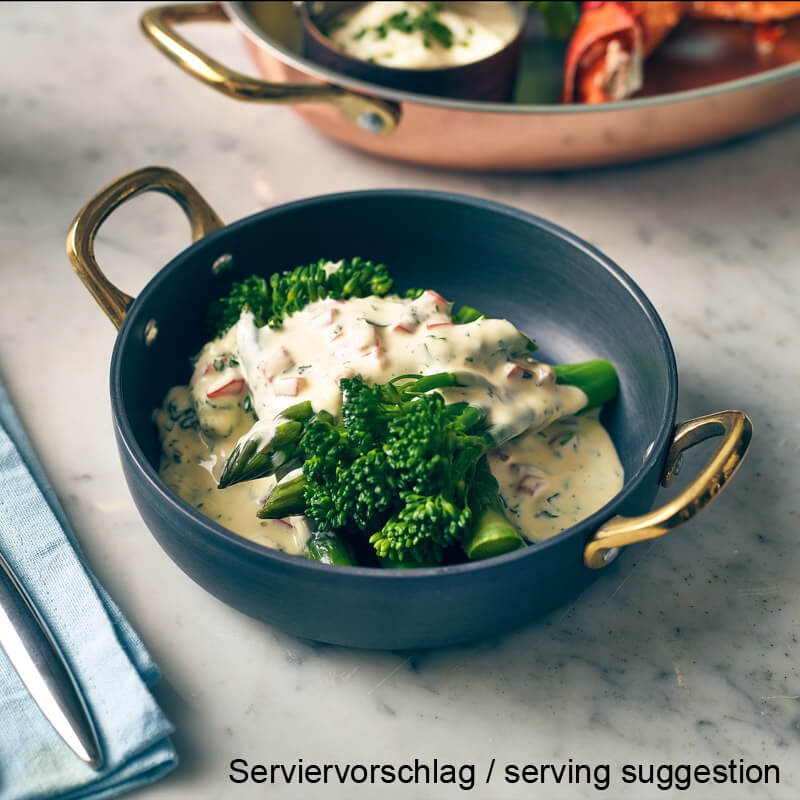 Mini-casserole, aluminium - 15 x 4 cm (6 pièces)