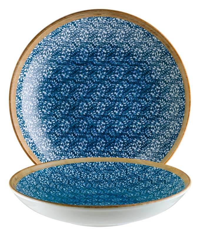 Bonna Lupin Bloom Assiette creuse 25cm bleu - 6 pièces Bonna Lupin Bloom Assiette creuse 25cm bleu - 6 pièces