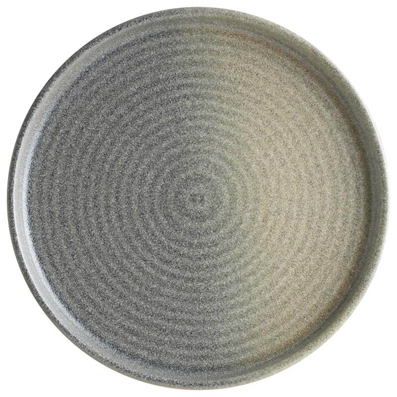 Bonna Hornfels Assiette plate Ripple 21cm gris - 6 pièces Bonna Hornfels Assiette plate Ripple 21cm gris - 6 pièces