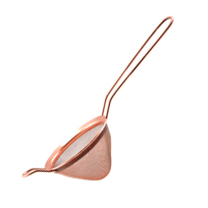 Passoire fine en acier inoxydable couleur cuivre - conique (8,5 cm) Passoire fine en acier inoxydable couleur cuivre - conique (8,5 cm)