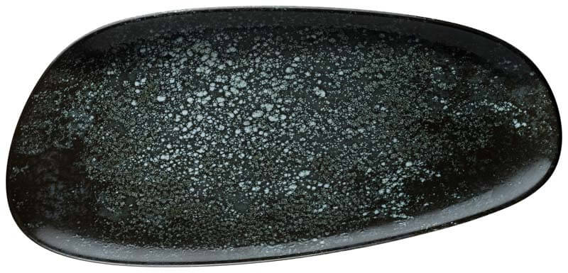 Bonna Cosmos Black Vago plat ovale 36cm noir - 12 pièces Bonna Cosmos Black Vago plat ovale 36cm noir - 12 pièces