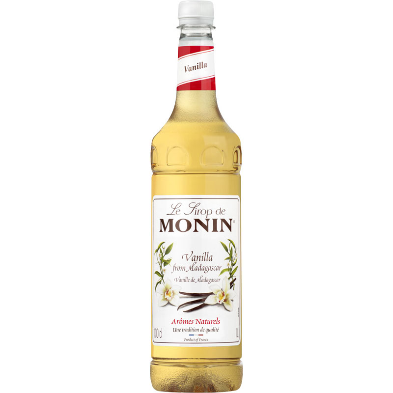 Vanille de Madagascar - Sirop Monin, bouteille PET (1,0l) Vanille de Madagascar - Sirop Monin, bouteille PET (1,0l)