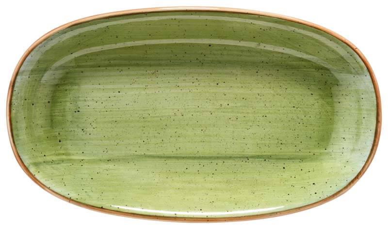 Bonna Aura Therapy Assiette Gourmet ovale 24x14cm vert - 12 pièces Bonna Aura Therapy Assiette Gourmet ovale 24x14cm vert - 12 pièces