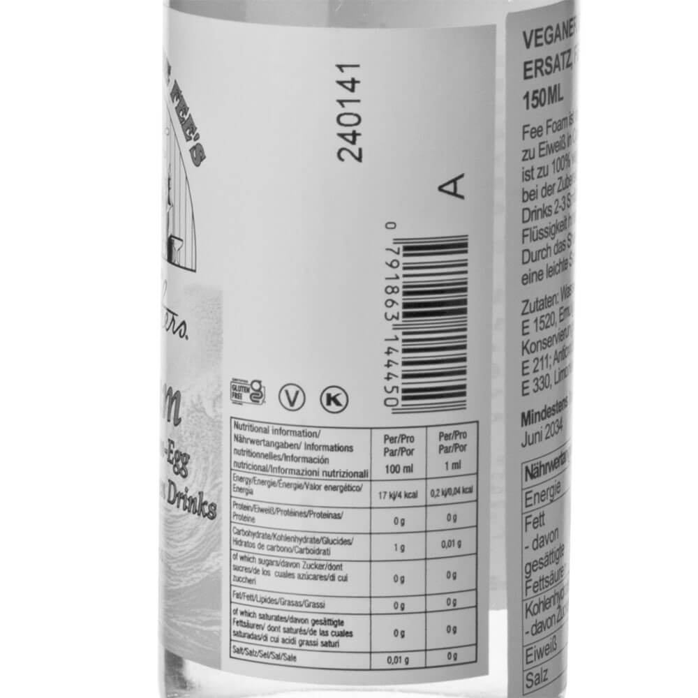 Substitut de protéine Fee Foam - Fee Brothers (150ml) Substitut de protéine Fee Foam - Fee Brothers (150ml)