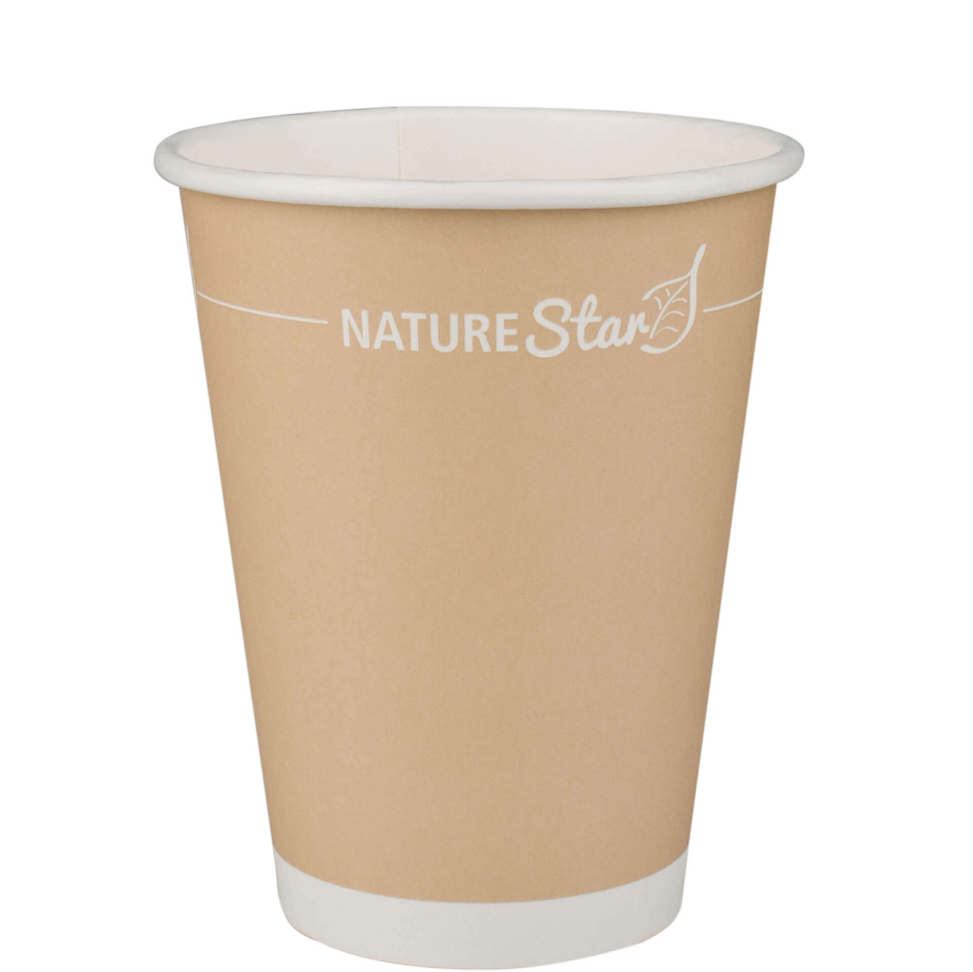 Gobelet à café en papier, marron - 300ml, 9cm (1000 pcs.)