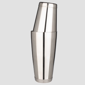 Tin on tin shaker