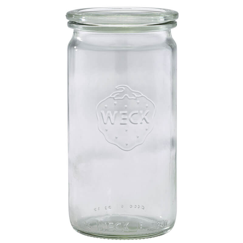 Bocal WECK avec couvercle en verre - 340ml / 6x13cm (12 pièces)