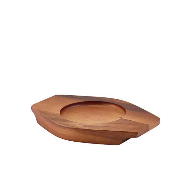 Sous-verres pour mini-casseroles, bois d'acacia (6 pièces)