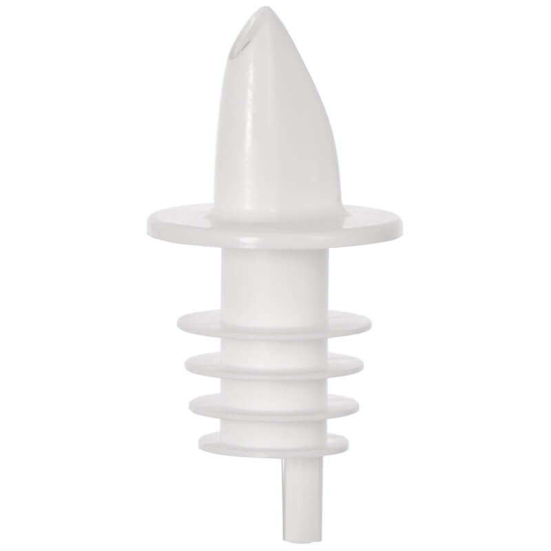 Verseur de bouteilles, plastique, lent - blanc Verseur de bouteilles, plastique, lent - blanc