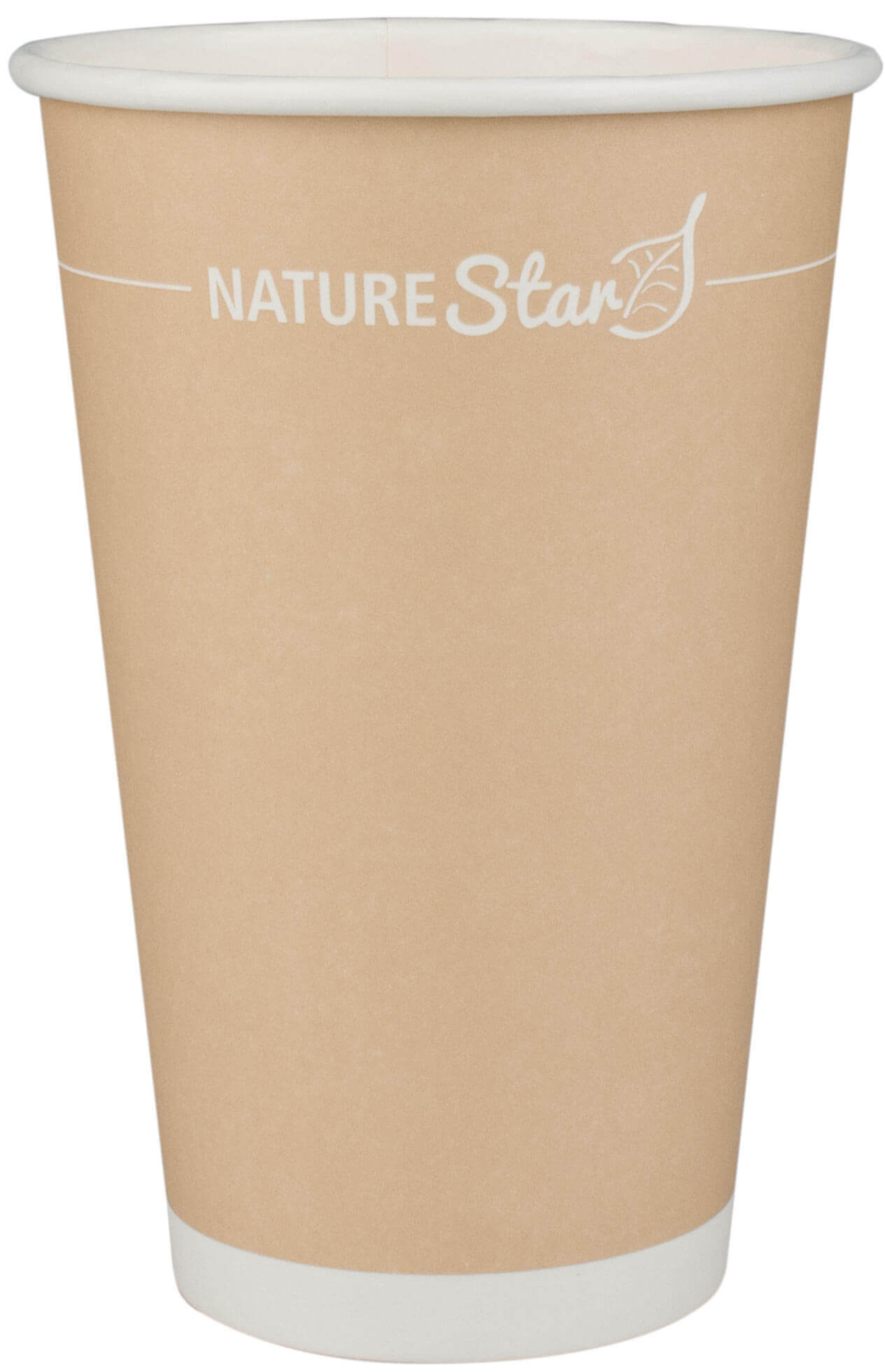 Gobelet à café en papier, marron - 400ml (1000 pcs)