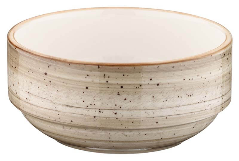 Bonna Aura Terrain Banquet Coupe empilable 12cm, 35cl beige - 12 pièces