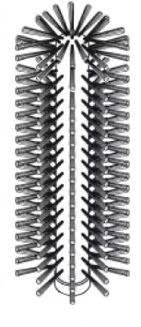 Brosse intérieure pour diffuseur en aluminium 25cm